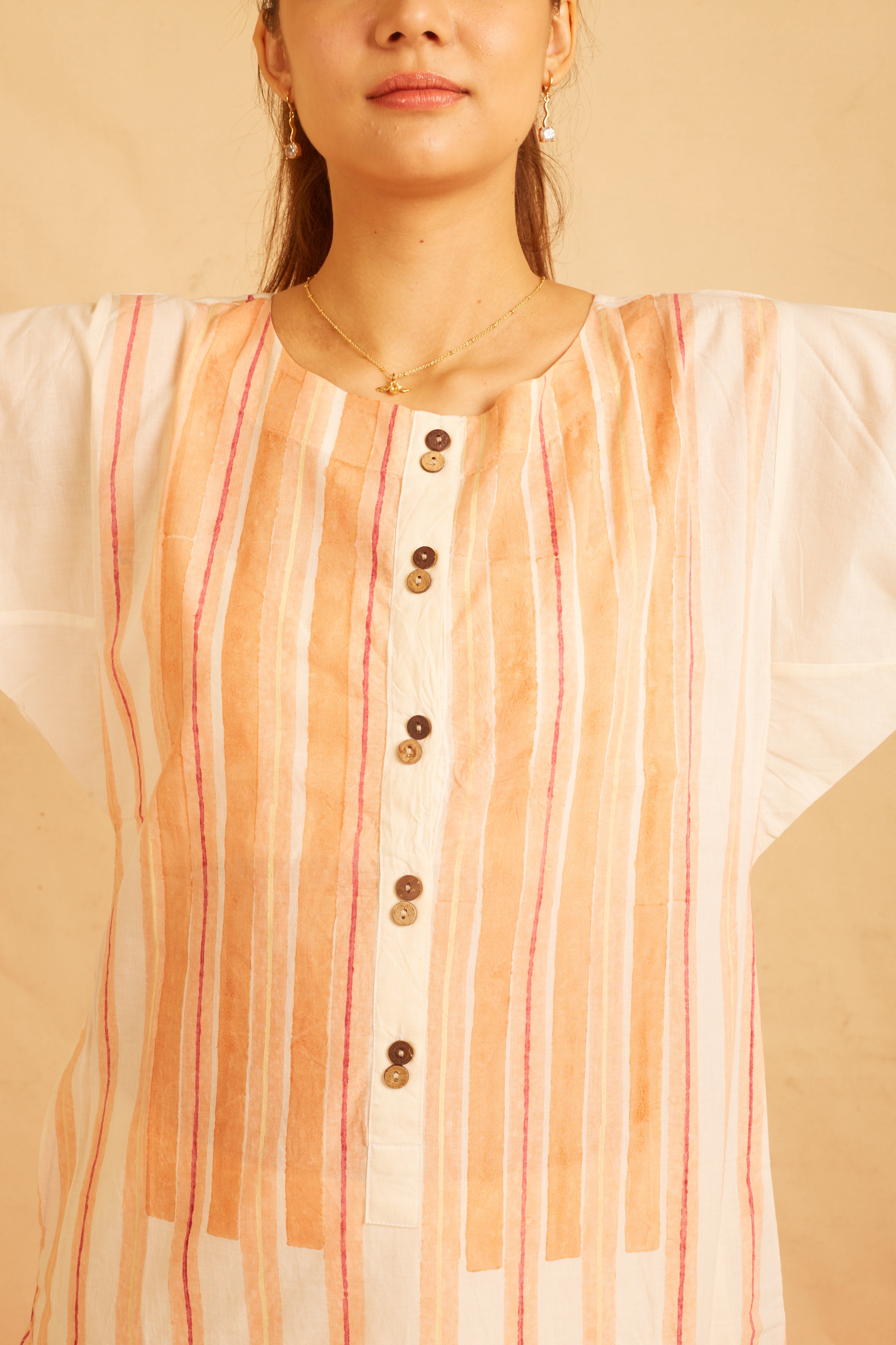 BANANA Orange Love kurta
