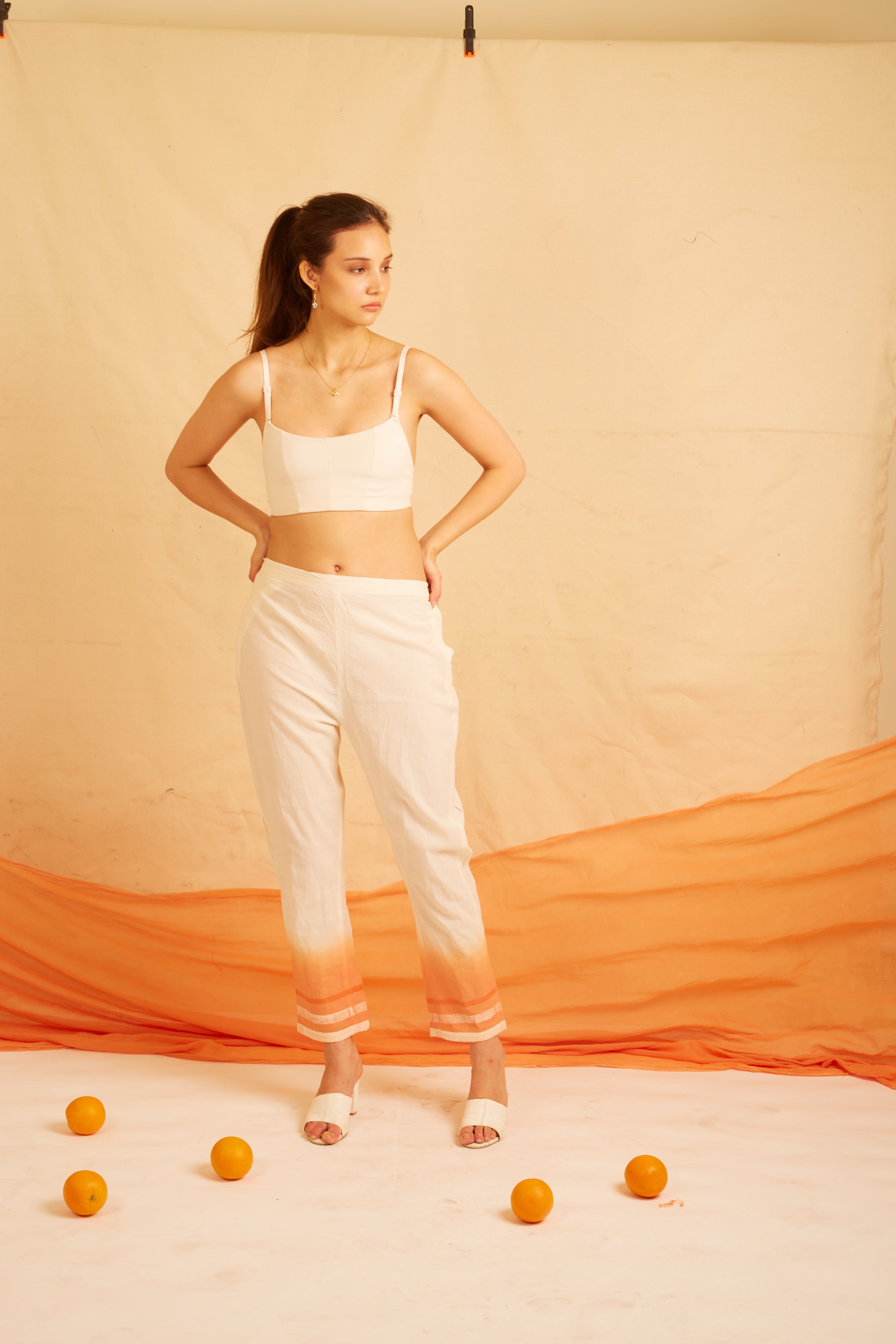 BANANA Orange Love Kurta Set
