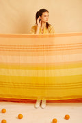 BANANA Yellow Striped Dupatta - BANANA labs