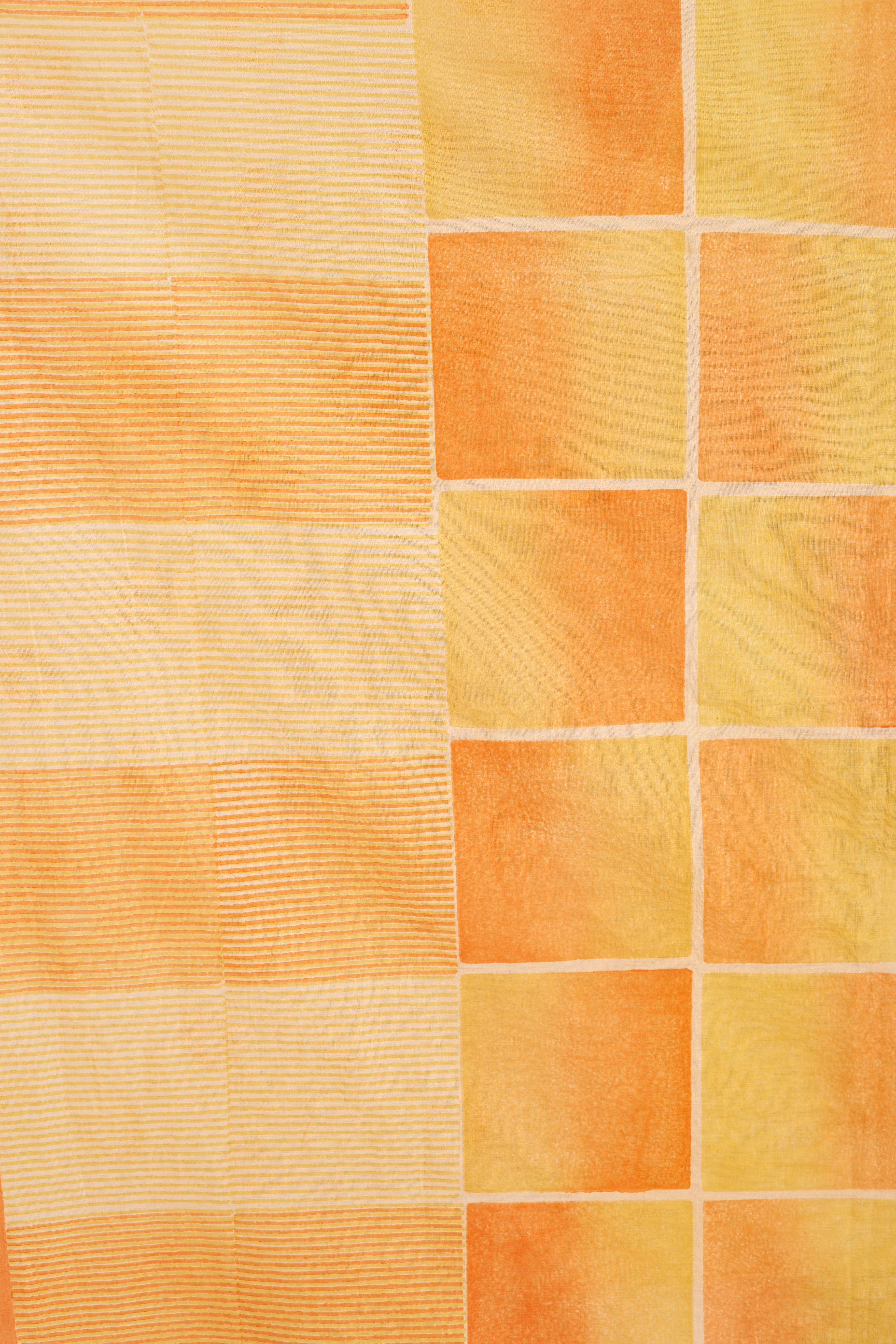 BANANA Yellow Ombre Boxy Dupatta