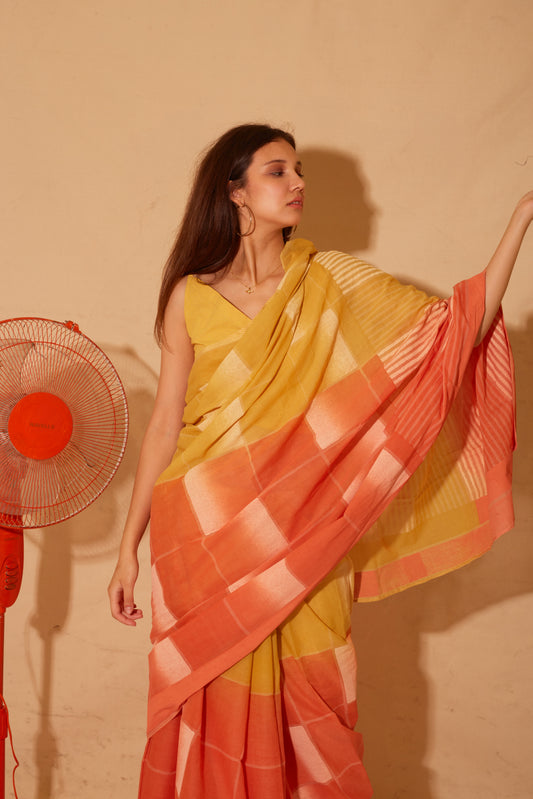 BANANA Summer Up Saree with Wrap Top