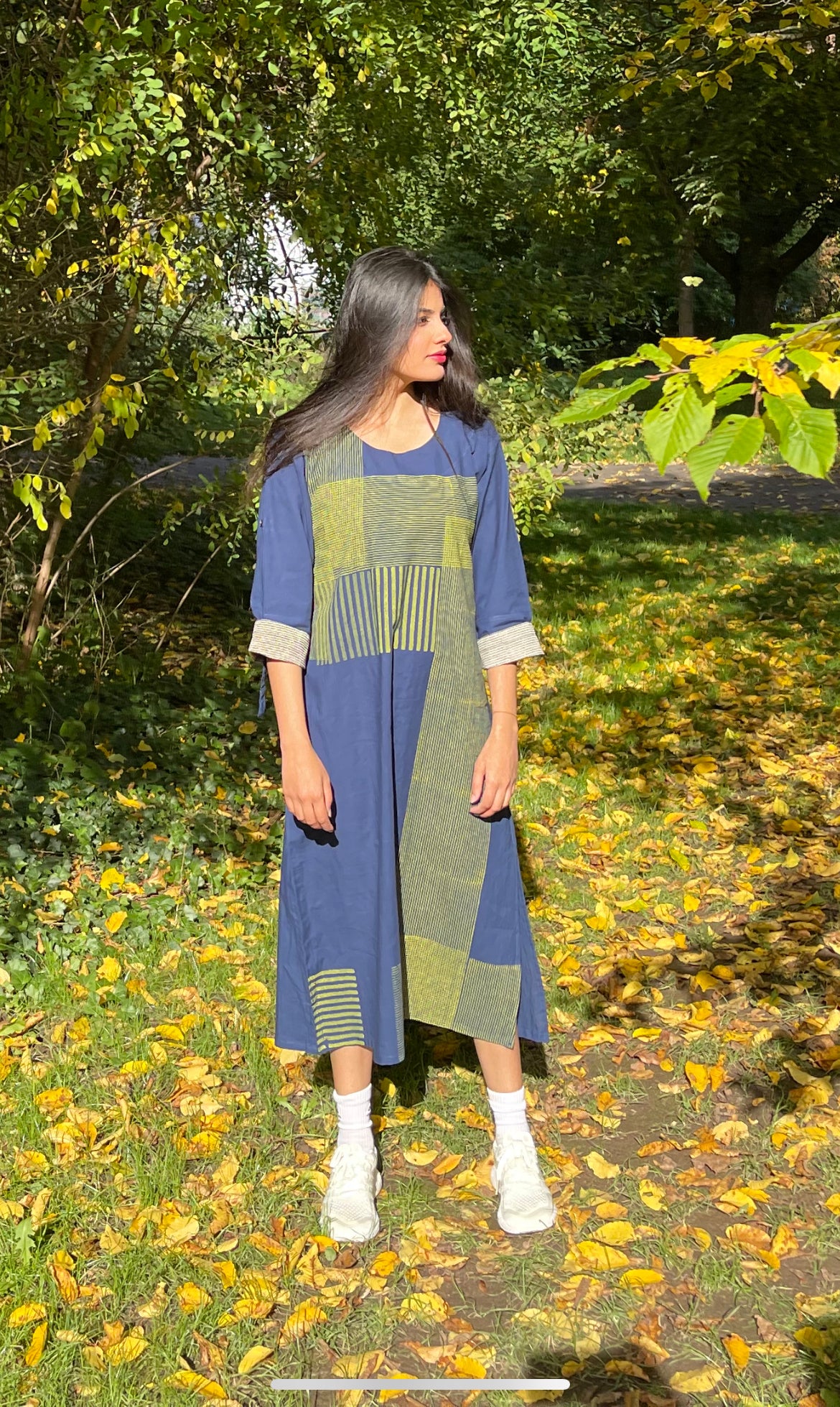 Twister Navy Dress