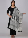 Doppler White Dupatta - BANANA labs