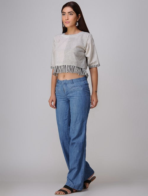 Micro White Crop Top