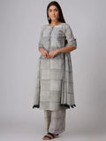 Haze Rotate White Kurta - BANANA labs