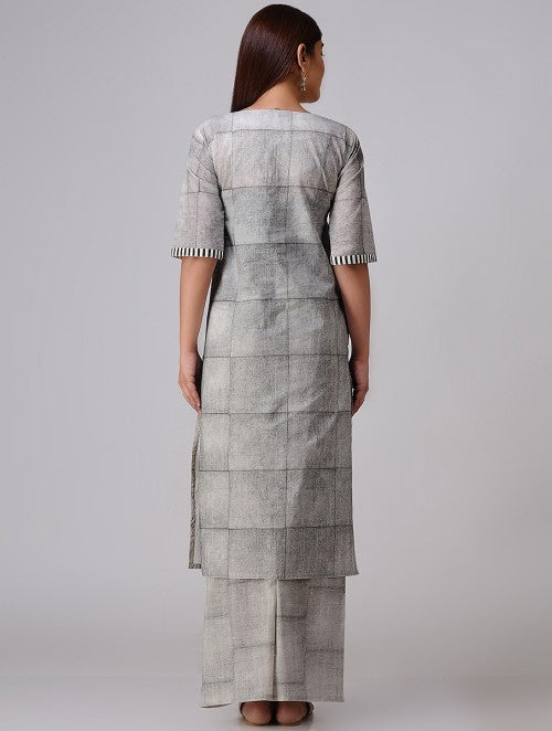 Haze Boxy White Kurta