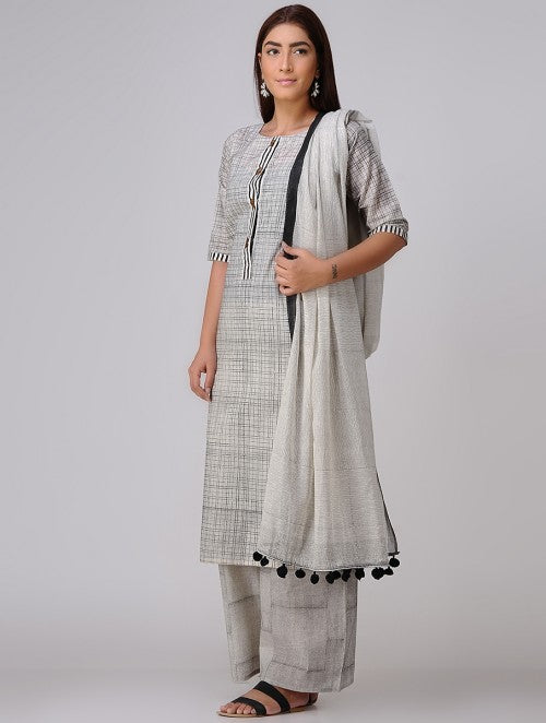 Pencil White Kurta