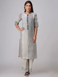 Macro White Kurta - BANANA labs