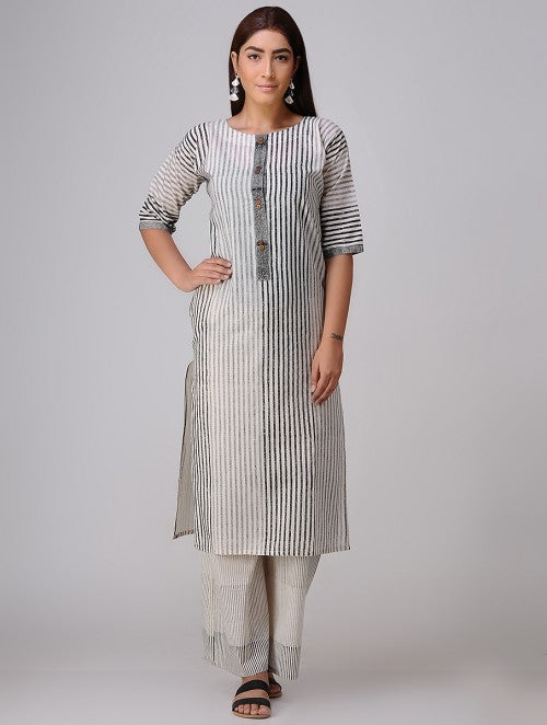 Macro White Kurta