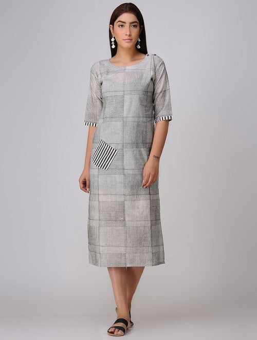 Shifted White Kurta